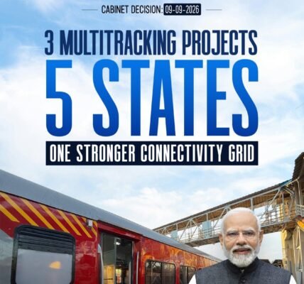 Union Cabinet approved three multi-tracking