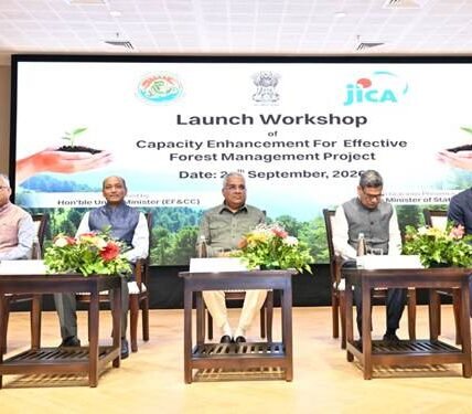Union Environment Minister inaugurated the Capacity Building for Effective Forest Management Project workshop, organized in collaboration with JICA, in New Delhi