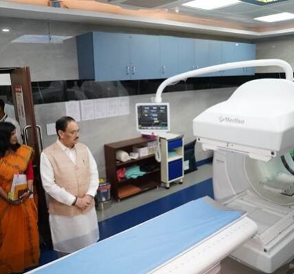 Union Health Minister JP Nadda inaugurated an advanced bladder diagnostics centre and PET-CT and SPECT-CT facilities at VMMC and Safdarjung Hospital.
