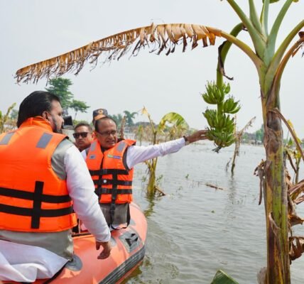Union Minister Shivraj Singh Chouhan arrived in Bihar and along with Deputy CM Samrat Choudhary, took stock of the flood situation and crop damage.