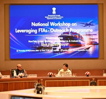 Union Minister of Commerce and Industry Piyush Goyal called for a nationwide FTA utilization campaign to expand India global trade.
