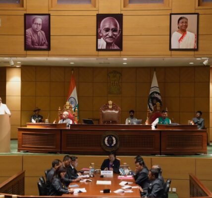 Vice President CP Radhakrishnan addressed the special session of the Arunachal Pradesh Legislative Assembly.