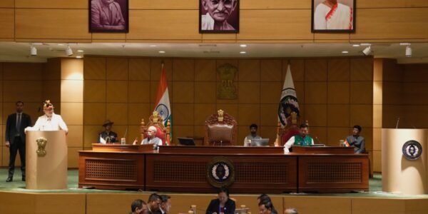 Vice President CP Radhakrishnan addressed the special session of the Arunachal Pradesh Legislative Assembly.