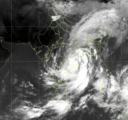 deep depression formed in the Bay of Bengal has crossed the Andhra Pradesh and Odisha coasts and is now moving towards the interior regions
