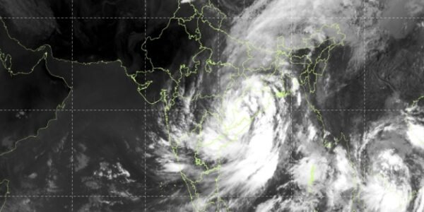 deep depression formed in the Bay of Bengal has crossed the Andhra Pradesh and Odisha coasts and is now moving towards the interior regions