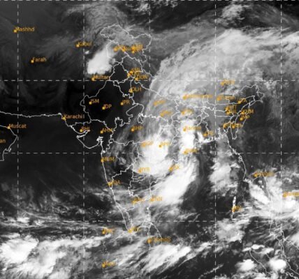 deep depression over Andhra Pradesh and Odisha has weakened into a low-pressure area