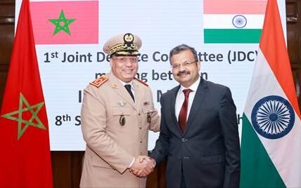 first meeting of the Joint Defence Committee between India and Morocco was held in New Delhi