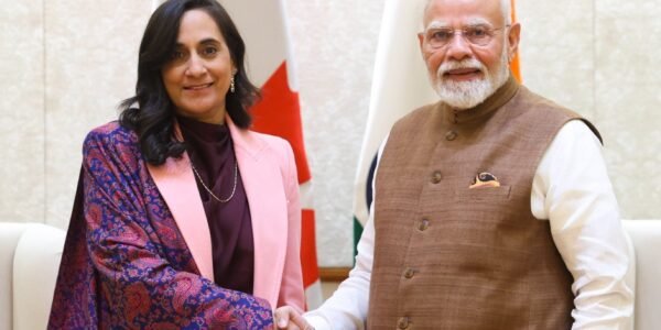 Canadian Foreign Minister Anita Anand met Prime Minister Narendra Modi today.