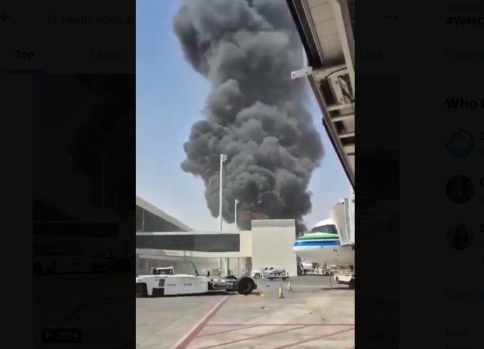 Houthi rebels attack Saudi Arabian airports