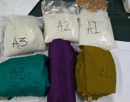 In a crackdown on drug trafficking, the DRI seized approximately 5.75 kg of crystal meth from a train passenger