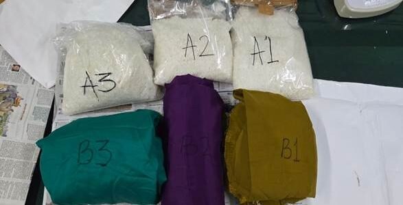 In a crackdown on drug trafficking, the DRI seized approximately 5.75 kg of crystal meth from a train passenger