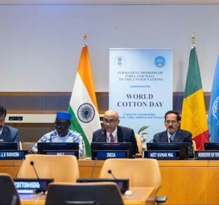 India and Mali celebrated World Cotton Day at the United Nations headquarters in New York.