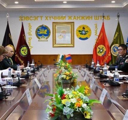 India and Mongolia reaffirmed their commitment to strengthening their bilateral defence partnership during the 14th meeting of the Joint Working Group.