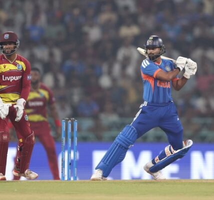 India defeated West Indies by 8 wickets in the first T20 match.
