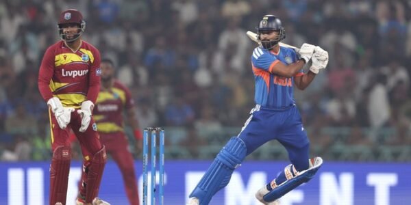 India defeated West Indies by 8 wickets in the first T20 match.