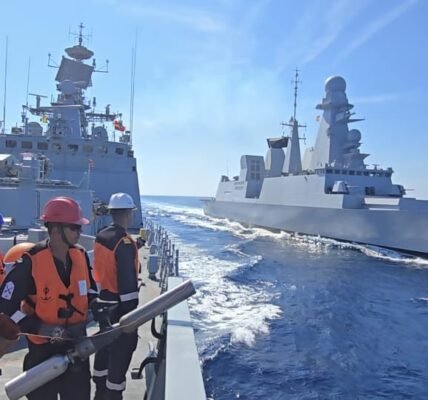Indian Naval Ship Trishul participated in the 24th edition of the India-France bilateral maritime exercise Varuna.
