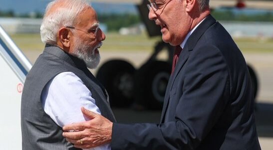Modi and Swiss President Guy Parmelin