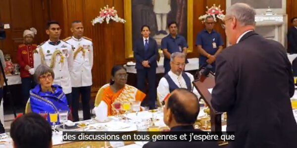 President hosted a banquet at Rashtrapati Bhavan in honor of the President of Switzerland