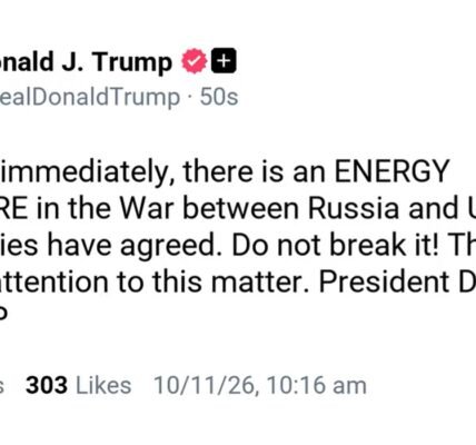 Russia and Ukraine agree to stop attacks on energy facilities Donald Trump