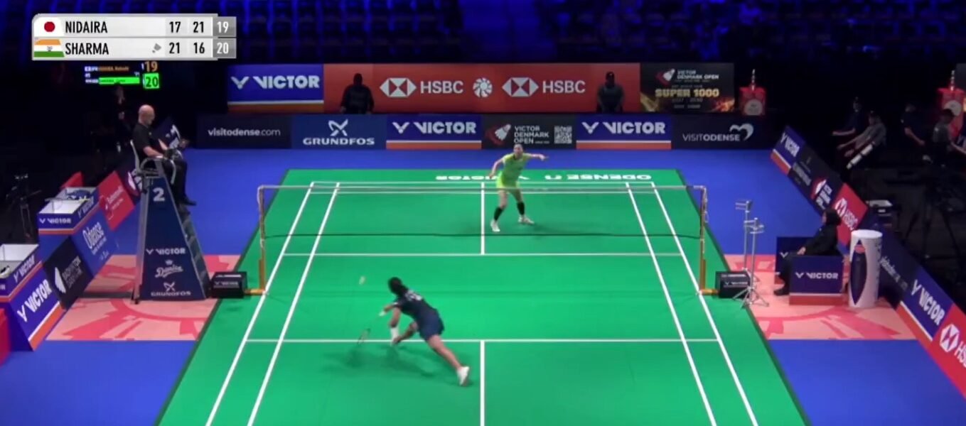 Tanvi Sharma and Kidambi Srikanth advanced to the second round of the Denmark Open badminton tournament.