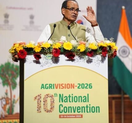 Union Agriculture Minister Shivraj Singh Chouhan addressed the 10th National Convention of Agrivision in Delhi today.