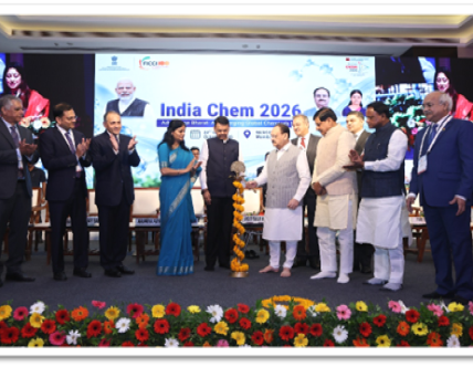 Union Minister J. P. Nadda inaugurated the 14th India Chem 2026 in Mumbai.