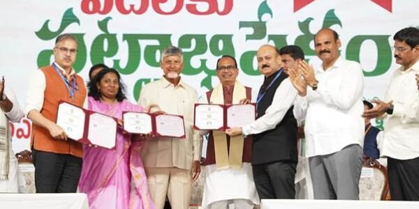 Union Minister Shivraj Singh Chouhan presented a major gift of 3 lakh permanent houses to Andhra Pradesh, at a cost of ₹3,600 crore.