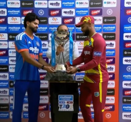 fifth T20 match between India and the West Indies, scheduled to be played in Bengaluru, has been called off due to rain
