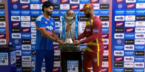 fifth T20 match between India and the West Indies, scheduled to be played in Bengaluru, has been called off due to rain