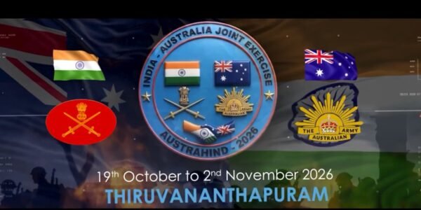 fifth edition of the joint military exercise AustraHind between India and Australia has commenced in Thiruvananthapuram
