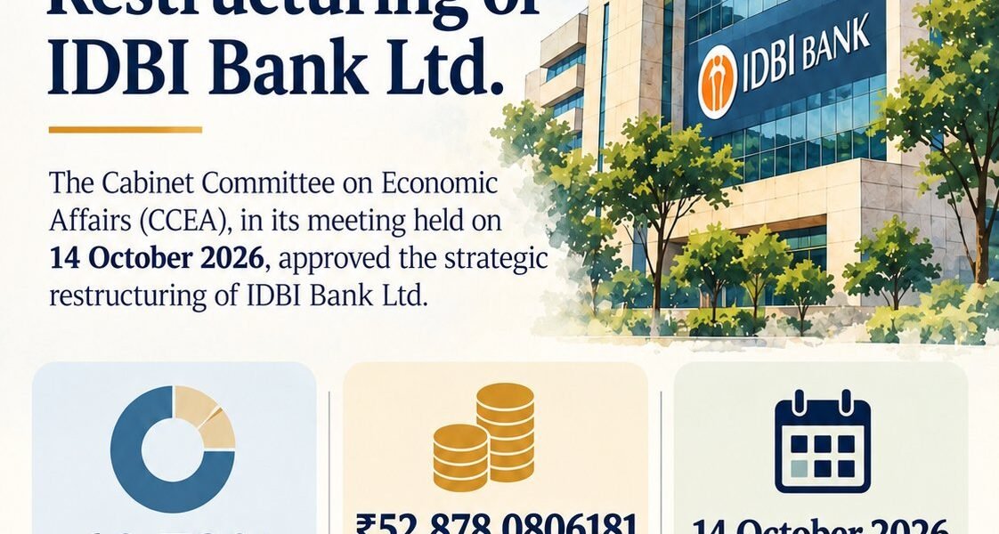 government approved the strategic restructuring of IDBI Bank Limited